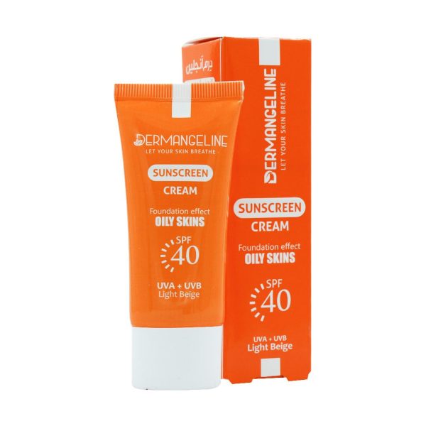 ضد آفتاب کرم پودری SPF40 پوست چرب