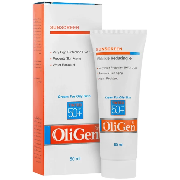 کرم ضد آفتاب ضد چروک پوست چرب SPF50
