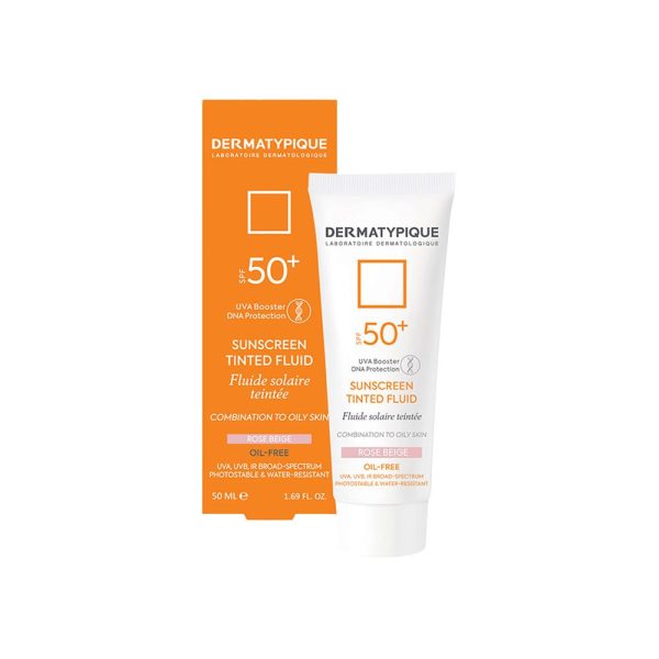 ضد آفتاب رنگی فلویید SPF50 (رز بژ)  پوست چرب