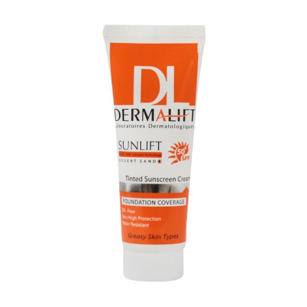 کرم ضد آفتاب پوست چرب SPF50 سان لیفت (بی رنگ)