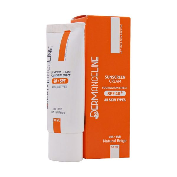 ضد آفتاب کرم پودری SPF40 انواع پوست (بژ طبیعی)