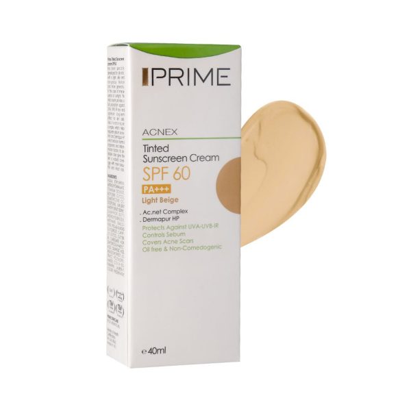 کرم ضد آفتاب رنگی SPF60 (بژ روشن)
