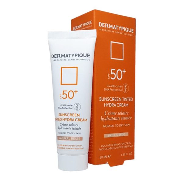 کرم ضدآفتاب هیدرا SPF50 (بژ طبیعی) پوست خشک