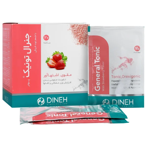 ساشه جنرال تونیک دینه توت فرنگی