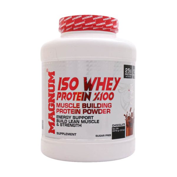 پودر ایزو وی پروتئین 100% مگنوم 2270 گرم شکلات