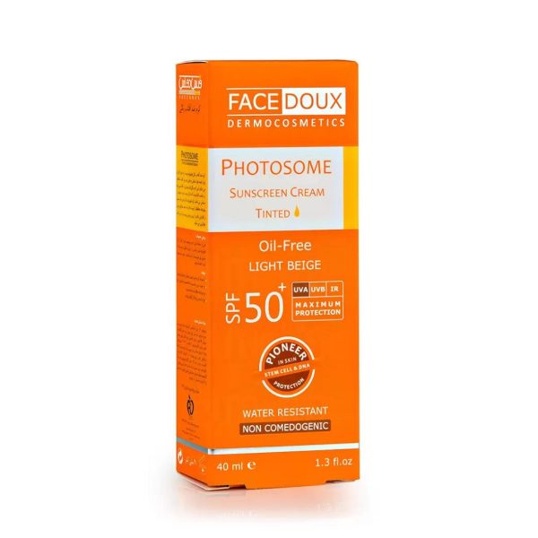 کرم ضد آفتاب رنگی فوتوزوم SPF50 (بژ روشن 02) پوست چرب
